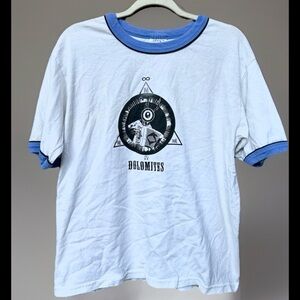 The Dolomites 2009 Solar Eclipse Japan World Music tour t shirt L